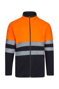 Velilla 301503 - VESTE POLAIRE BICOLORE HV MARINE BLUE/HI-VIS ORANGE