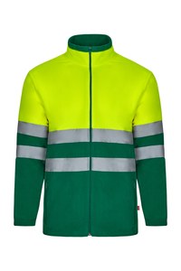 Velilla 301503 - VESTE POLAIRE BICOLORE HV GREEN/HI-VIS YELLOW