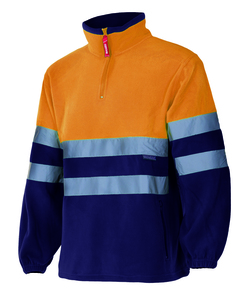 Velilla 182 - POLAIRE BICOLORE HV MARINE BLUE/HI-VIS ORANGE