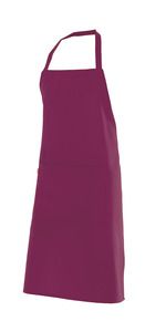 Velilla 404204 - TABLIER POLYESTER À BAVETTE Maroon