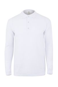 Mukua MK242WV - POLO MANCHES LONGUES 210 White