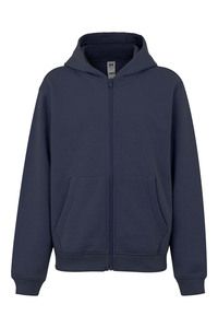 Mukua SF270K - SWEAT KIDS À CAPUCHE ZIPPÉE Denim Blue