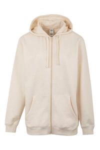 Mukua SF270U - SWEAT-SHIRT À CAPUCHE ZIPPÉE Ivory