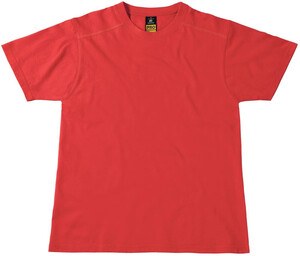 B&C Pro BC805 - Tee-Shirt Homme Col Rond Manches Courtes Pro Red
