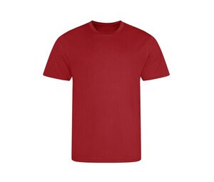 JUST COOL JC201 - Tee-shirt de sport en polyester recyclé Fire Red
