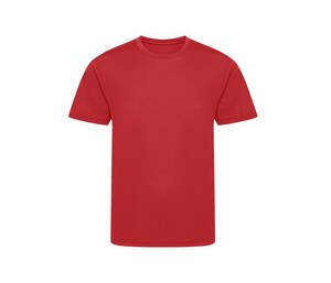 JUST COOL JC201J - Tee-shirt de sport en polyester recyclé enfant Fire Red