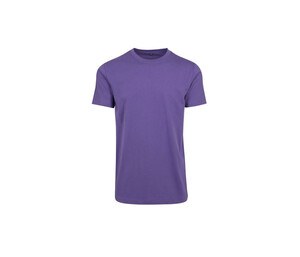 Build Your Brand BY004 - T-shirt col rond Ultra Violet