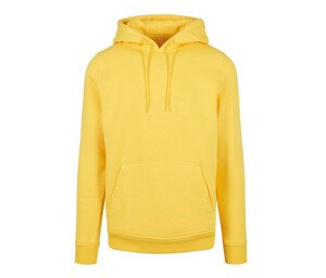 BUILD YOUR BRAND BY011 - Sweat capuche lourd Taxi Yellow