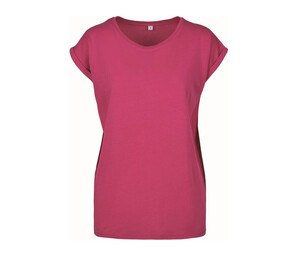 BUILD YOUR BRAND BY021 - T-shirt femme Hibiskus Pink