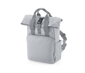 BAG BASE BG118S - Mini sac à dos fermeture à enroulement Light Grey