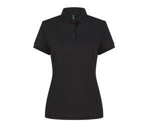 HENBURY HY466 - Polo femme en polyester recyclé Black