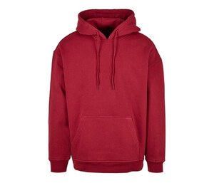 BUILD YOUR BRAND BYB006 - Sweat capuche ample Burgundy