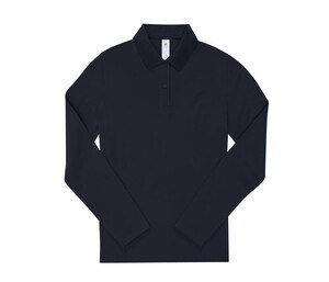 B&C BCW464 - Polo femme manches longues 210 Navy
