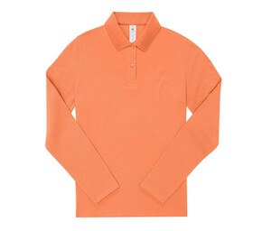 B&C BCW464 - Polo femme manches longues 210 Amalfi Coral