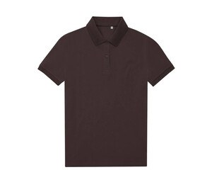 B&C BCW465 - Polo femme 65/35 en polyester recyclé Roasted Coffee