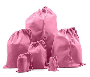 NEWGEN NG120 - Petits sacs en coton recyclé Fuschia Cendré