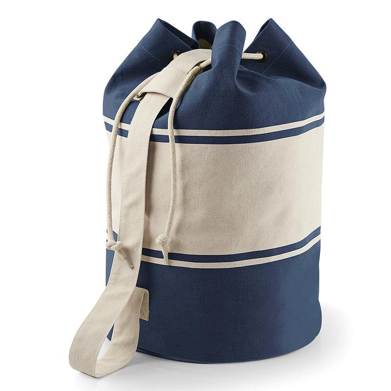 Sac de marin en toile sale
