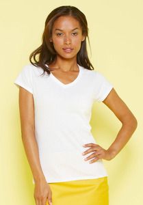 t-shirt femme col v