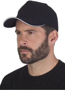 Black&Match BM910 - Casquette 5 Panneaux 100% Coton