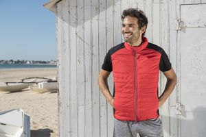 Pen Duick PK315 - Bodywarmer  bi-matière matelassé