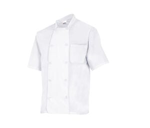 VELILLA VL432 - VESTE DE CUISINIER MANCHES COURTES