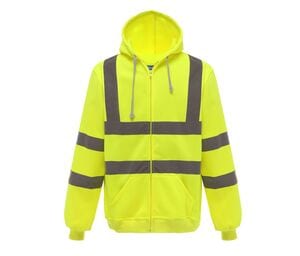 YOKO YKK07 - Sweat capuche zippé haute visibilité